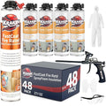 Kraken Bond Fastcoat Fire Rated Spray Foam Insulation Closed Cell Expanding Foam by KRAKENBOND