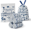 VOK 4 Gallon Trash Bags Drawstring, Printed Small Garbage Bags by Unknown