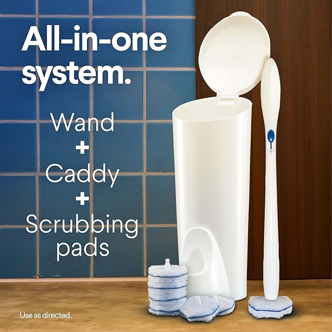 CLOROX ToiletWand Toilet Bowl Cleaner- Toilet Brush, Storage Caddy and 16 - Image 3