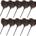 Ostrich Feather Duster-14.9 Inch Mini Natural Feathers Dusters by FeelFunFeather