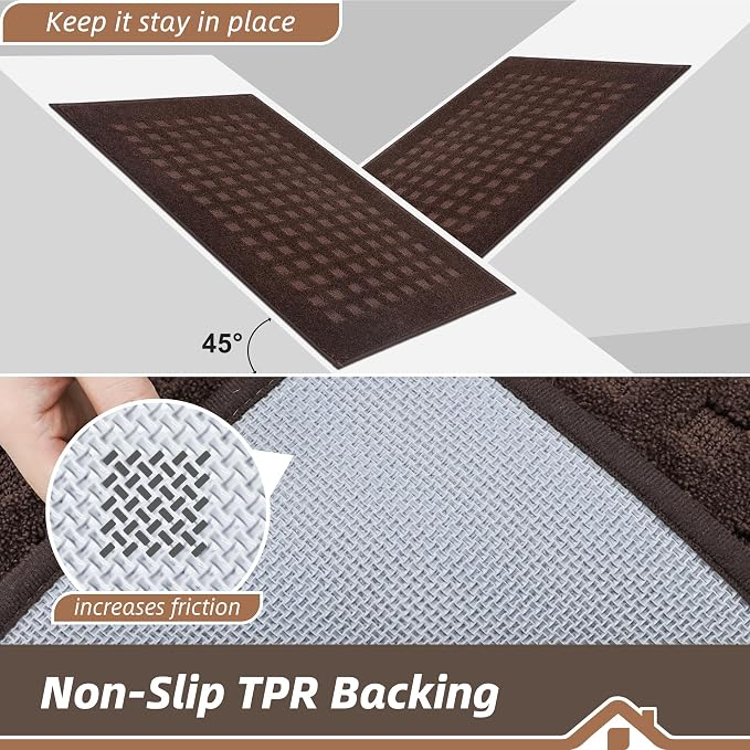 BEQHAUSE Waffle Door Mats Indoor 24"x36", Dog Mat - Image 5