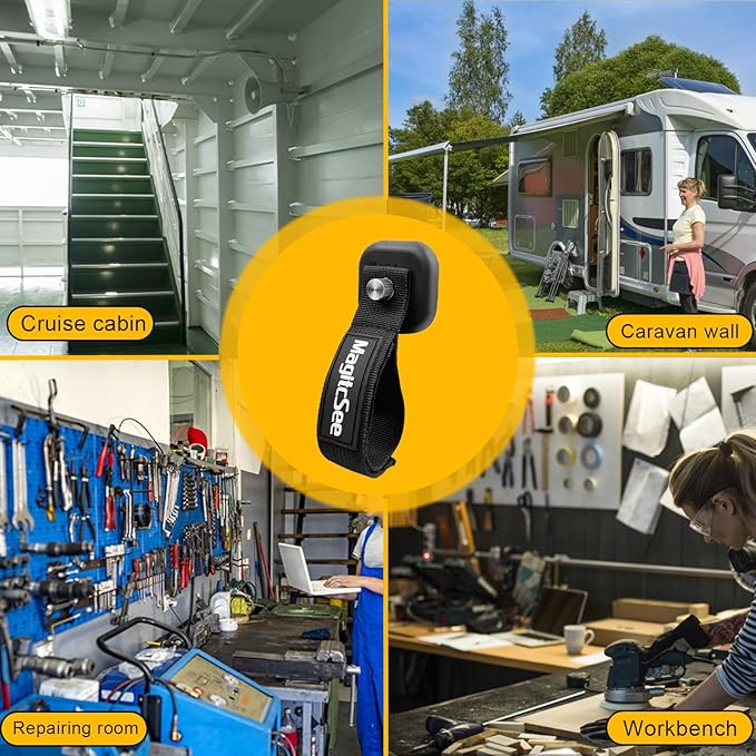 Updated 4 Pack Heavy Duty Magnetic Hook Straps - Image 5