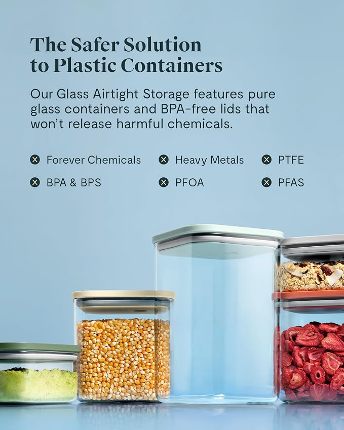 Caraway 4qt Glass Airtight Food Storage Container - Image 6