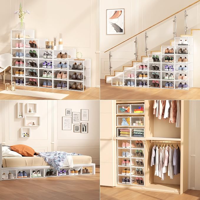 Secret Space 12 Pack XX Large Shoe Storage Organizer - Image 7