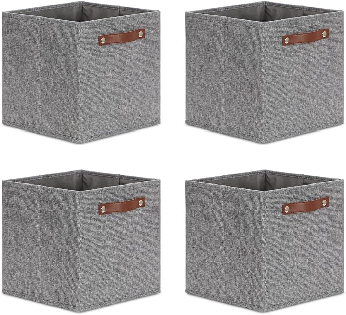 DULLEMELO 11x11 Cube Collapsible Fabric Storage Bins by DULLEMELO