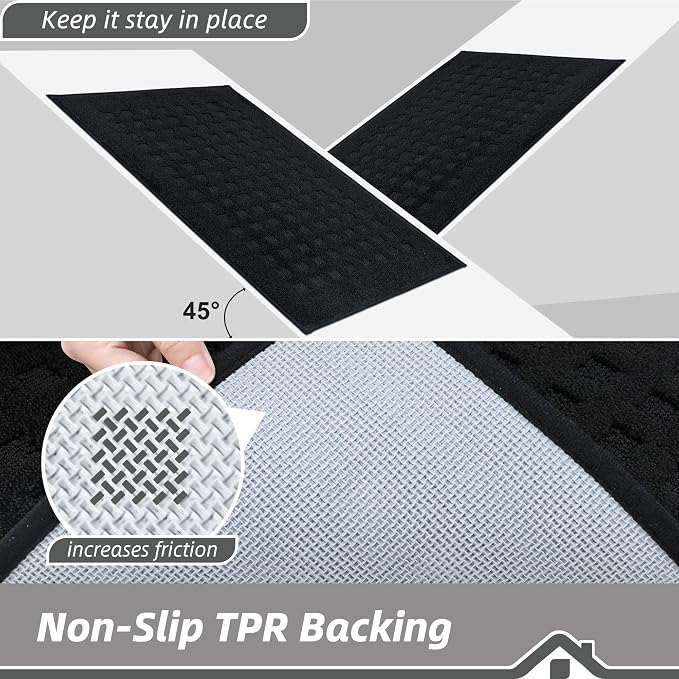 BEQHAUSE Waffle Door Mats Indoor 24"x36", Dog Mat - Image 5