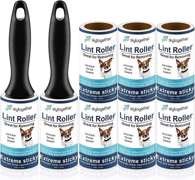 Lint Rollers for Pet Hair Extra Sticky, Dog Cat Pet Hair Remover Couch Lint - Image 8
