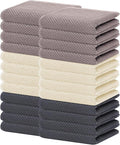 Homaxy 100% Cotton Waffle Weave Kitchen Dish Towels, Ultra Soft Absorbent Quick by Homaxy