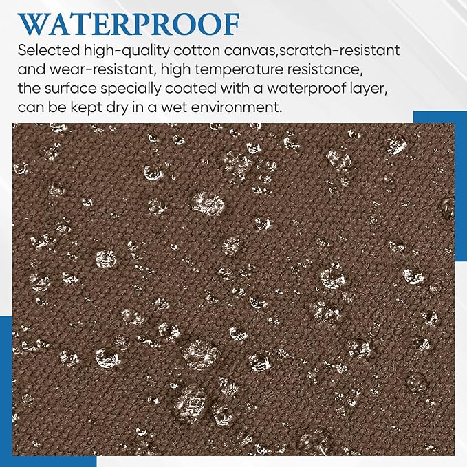 Canvas Patch 5.5 x 8 Inches 6Pcs Self-Adhesive Waterproof Canvas Patch Kit - Image 2