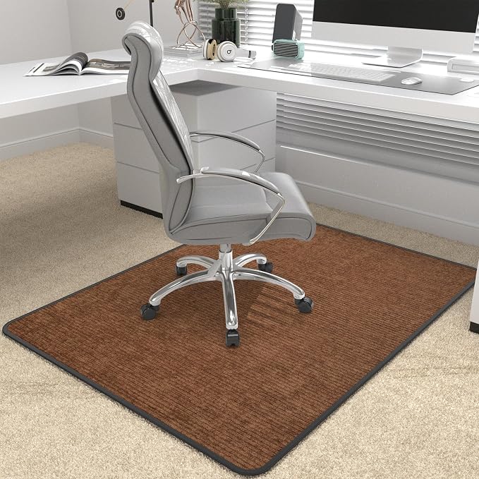 Heavy Duty Office Chair Mat for Carpet and Hardwood Floor Bohemian Desk Chair by PlacootChairMat