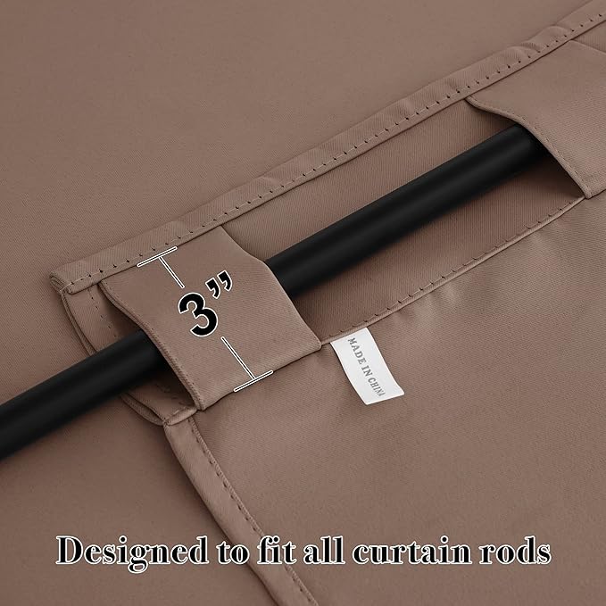 RYB HOME Decorative Curtain Drapes - Image 2