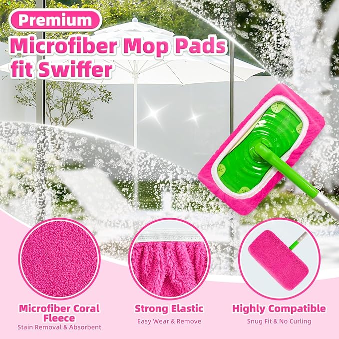 Reusable Mop Pads fit Swiffer Sweeper Mop - Image 3