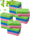 METUUTER 24-Count Cleaning Scrub Sponge- Compressed Cellulose Sponges by METUUTER