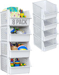 Skywin TidyFriend Plastic Stackable Storage Bins by Skywin