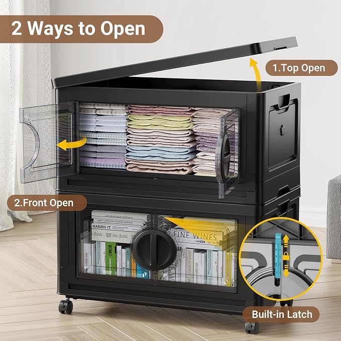 BROVIEW 360Qt Lockable Stackable Storage Bins - Image 5