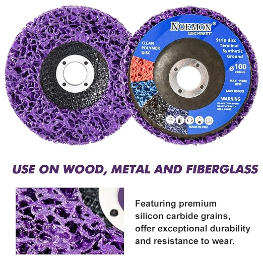 14 Pack Paint Eater Strip Disc Angle Grinder Rust Removal Disc Paint Stripper - Image 4