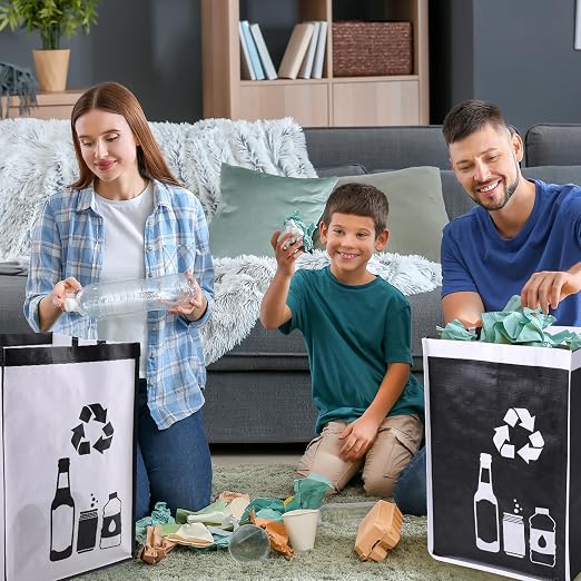 Recycle Waste Bag for Kitchen Home- Large Indoor Recycling Bins Trash Sorting - Image 7