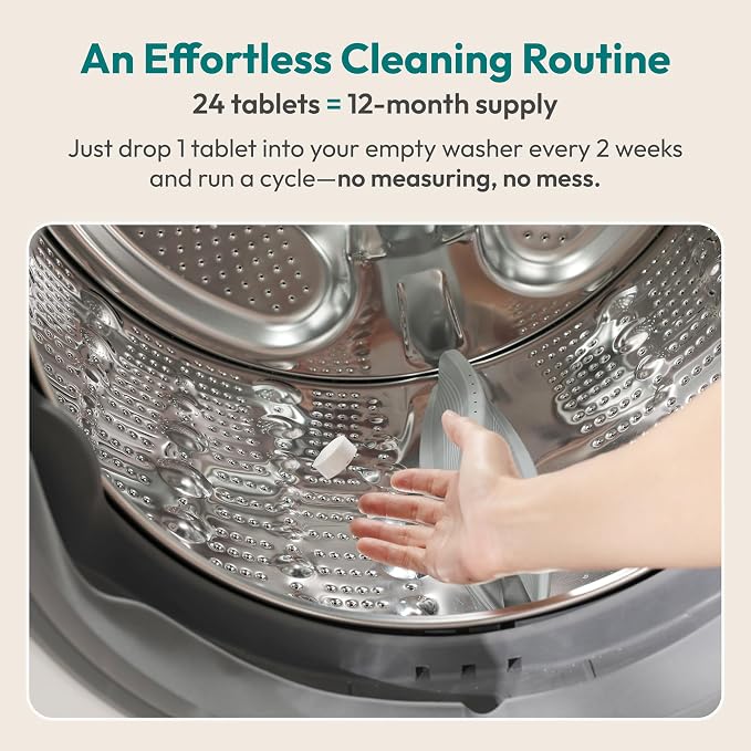 FEBU Washing Machine Cleaner Tablets Made in USA | Washer Machine Cleaner - Image 7