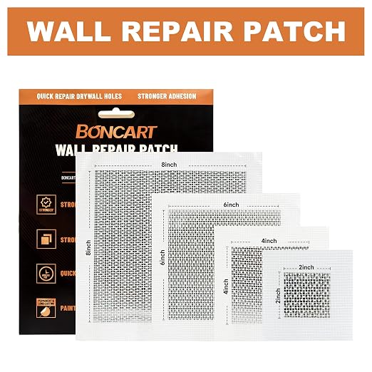Drywall Repair Kit, Drywall Patch Repair Kit, 2/4/6/8inch Self Adhesive Repair - Image 3