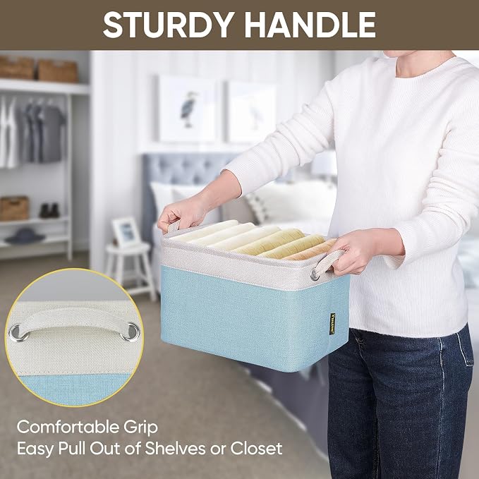 BALEINE 2 Pack Fabric Storage Bins - Image 4