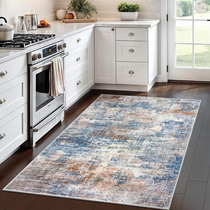 IOHOUZE Abstract Area Rug 4x6 Ft Washable Rugs - Image 2