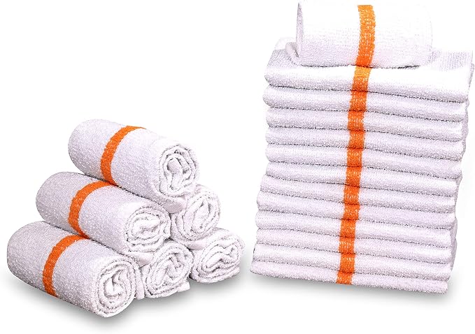 120 PC New Cotton Blend White Restaurant Bar Mops Kitchen Towels, 32 Oz - Image 5