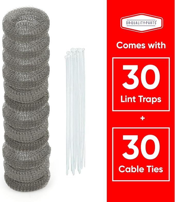 Washing Machine Lint Trap – Stainless Steel Hose Filter, Mesh Drain Catcher - Image 2