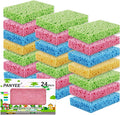 Compressed Cellulose Kitchen Sponges 24Pack, Non-Scratch Biodegradable Natural by PANYEE