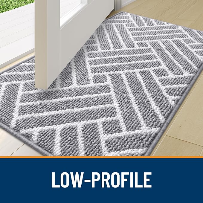 OLANLY Large Indoor Door Mat, 59x35 Inch, Dirt Resistant and Absorbent - Image 4