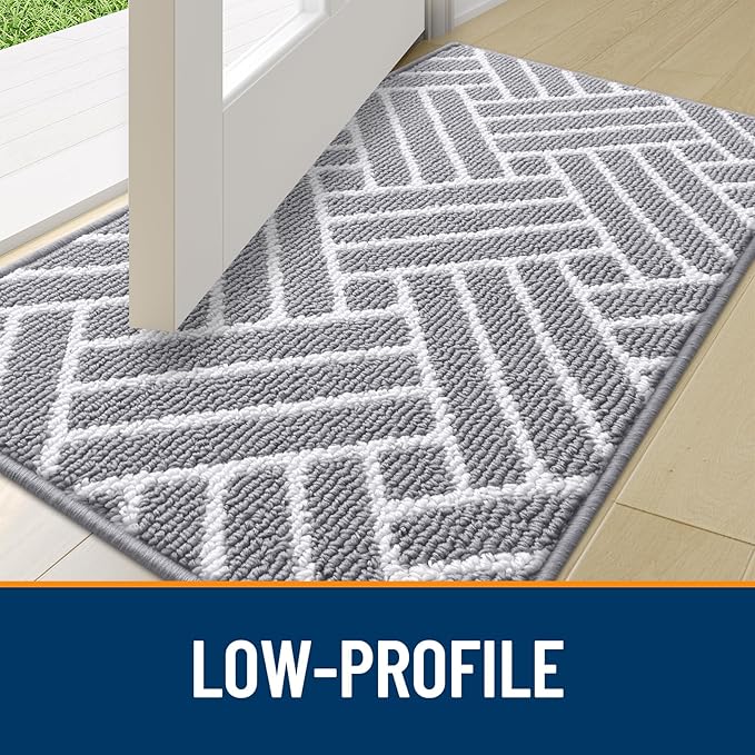 OLANLY Indoor Door Mat, 32x20 Inch, Dirt Resistant and Absorbent, Non-Slip - Image 4