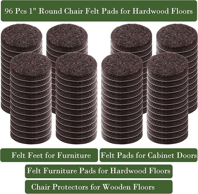 Fursafe&Q Felt Furniture Pads, Furniture Felt Pads - Image 9