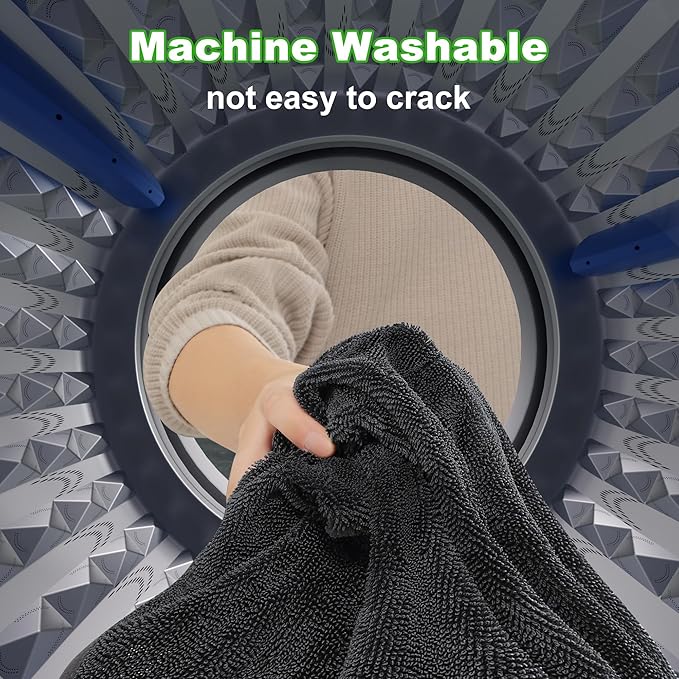 JOYMOOP Microfiber Towels for Cars, 3 Pack 35.4" x 23.6" Car Drying Towel - Image 7