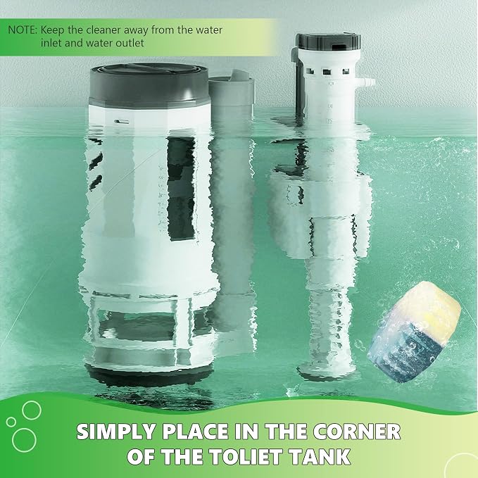 Toilet Bowl Cleaner Tablets, Automatic Toilet Bowl Cleaners, Long-Lasting - Image 3