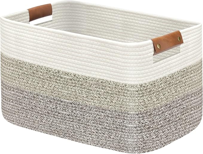 Large Collapsible Laundry Basket, Clothes Hamper by Goodheim
