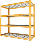 REIBII 40" W Garage Shelving 2240 LBS Storage Shelves Heavy Duty Metal Shelving by REIBII