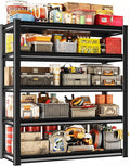 78" H Garage Shelving Heavy Duty，2800LBS Loads Adjustable Garage Storage Shelves by Rufokisa