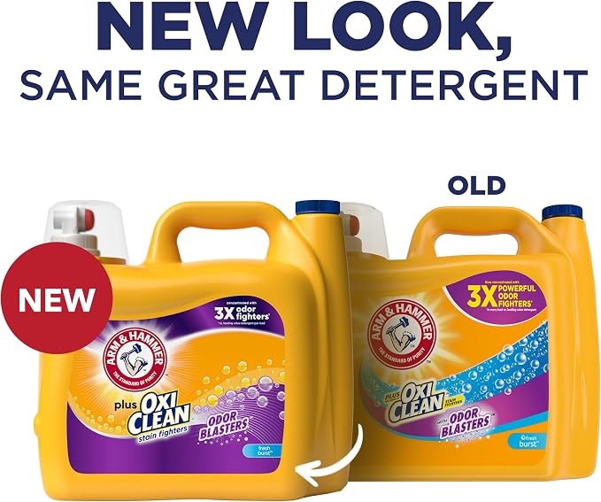 Arm & Hammer Plus OxiClean Odor Blasters Fresh Burst, 160 Loads Liquid Laundry - Image 5