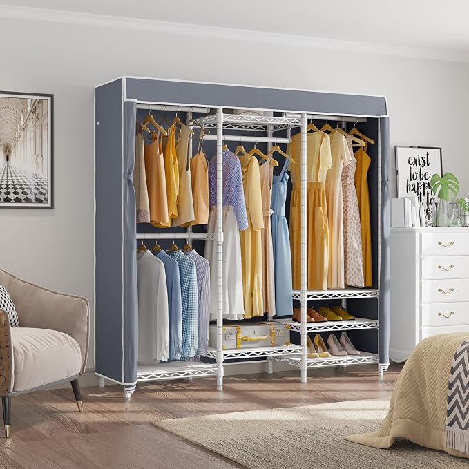 VIPEK V5C Covered Clothes Rack Heavy Duty Portable Closet Wardrobe, - Image 2