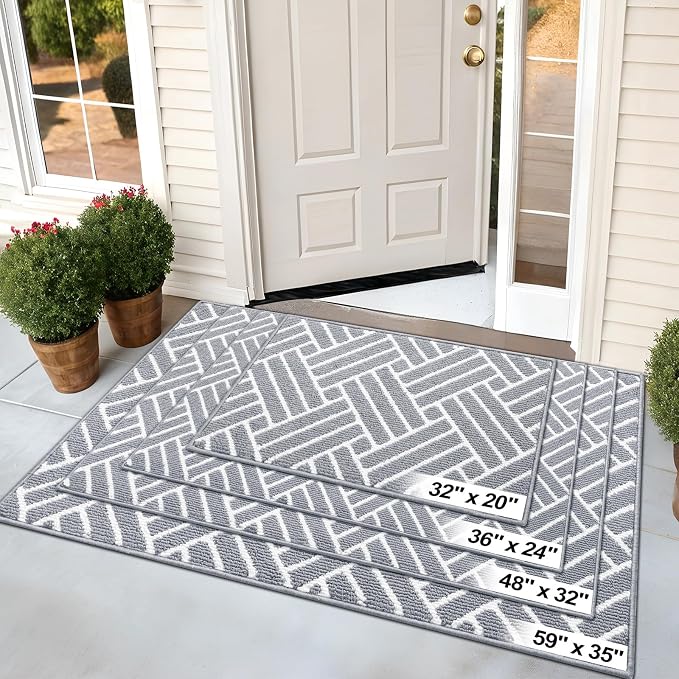 OLANLY Large Indoor Door Mat, 59x35 Inch, Dirt Resistant and Absorbent - Image 7