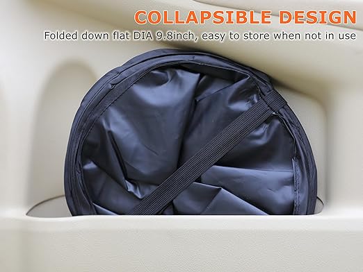 Ginsco 2Packs 4 Gallons New Leakproof Car Trash Can, Large Trash Can Pop-up - Image 5