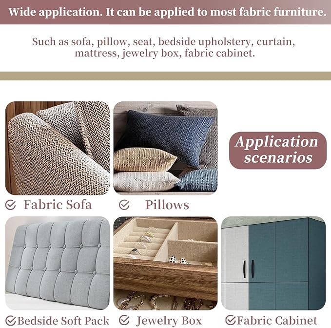 Linen Repair Tape 4x70 Inch Self-Adhesive Couch Patch Repair Fabric Patch - Image 7