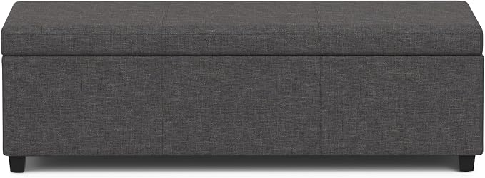 SIMPLIHOME Avalon 54 inch Wide Contemporary Rectangle Extra Large Storage - Image 5