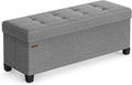 SONGMICS Storage Ottoman Bench, Foldable Foot Rest by SONGMICSbySONGMICSHOME