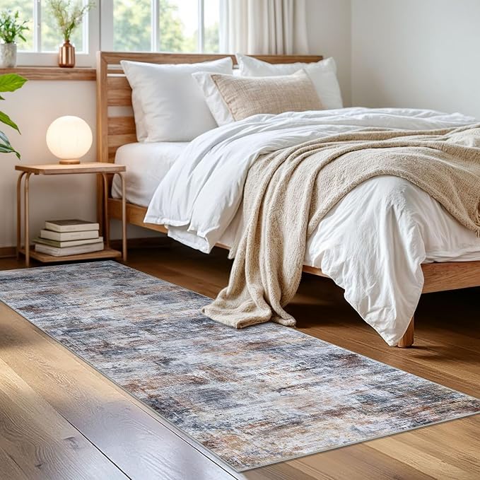 IOHOUZE Abstract Runner Rug 2x6 Ft Washable Runners - Image 8