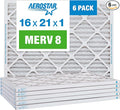 Aerostar 16x21x1 MERV 8-6 Count by AirFiltersDelivered