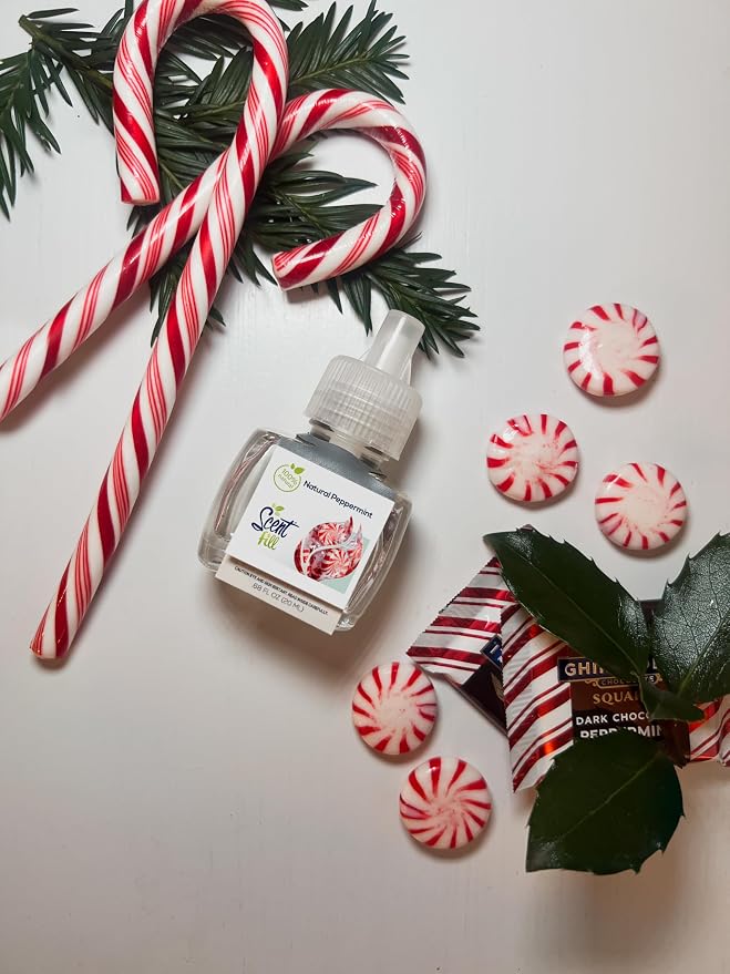 Scent Fill 100% Natural Peppermint Plug in Air Freshener, Scented Oil Refills - Image 4