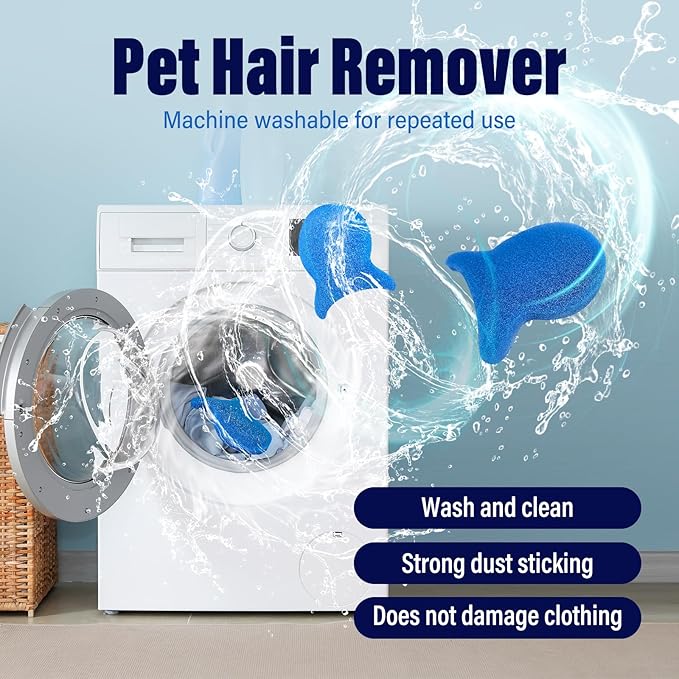 Pet Hair Remover for Laundry, Reusable Dog & Cat Hair Remover Tool, Effectively - Image 4