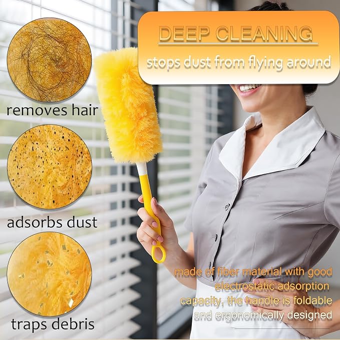 Duster Refills Compatible with Swiffer Duster, 360 Heavy Duty Multi Surface - Image 4
