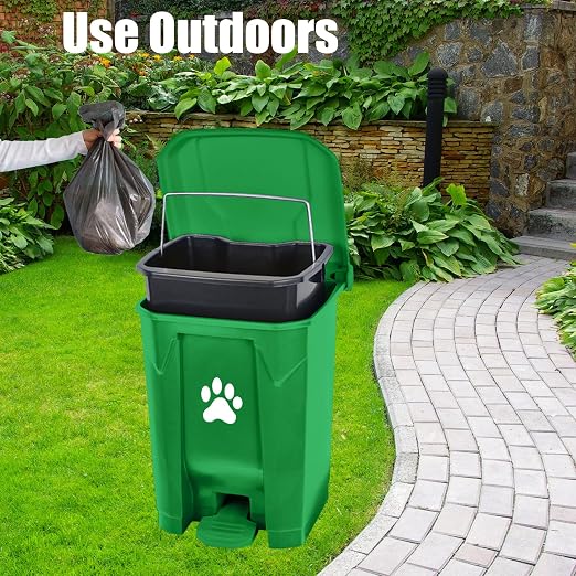 Outdoor Dog Poop Trash Can, Dog Waste Trash Can Pooper Scooper - Image 2