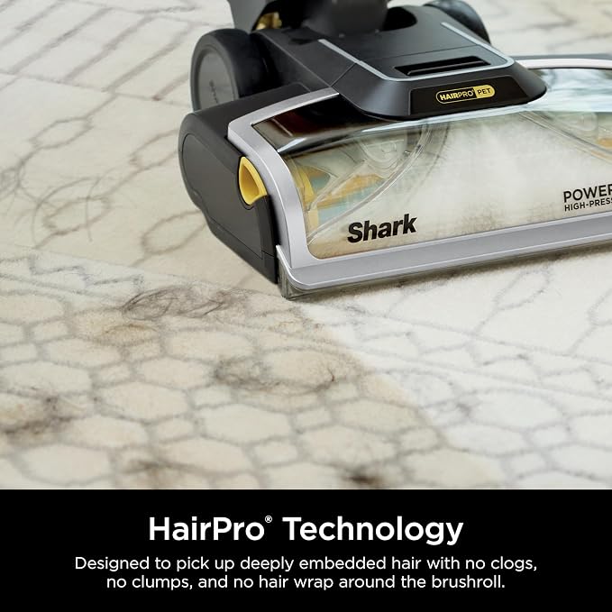 Shark CarpetXpert HairPro with StainStriker Upright Carpet, Area Rug & - Image 5